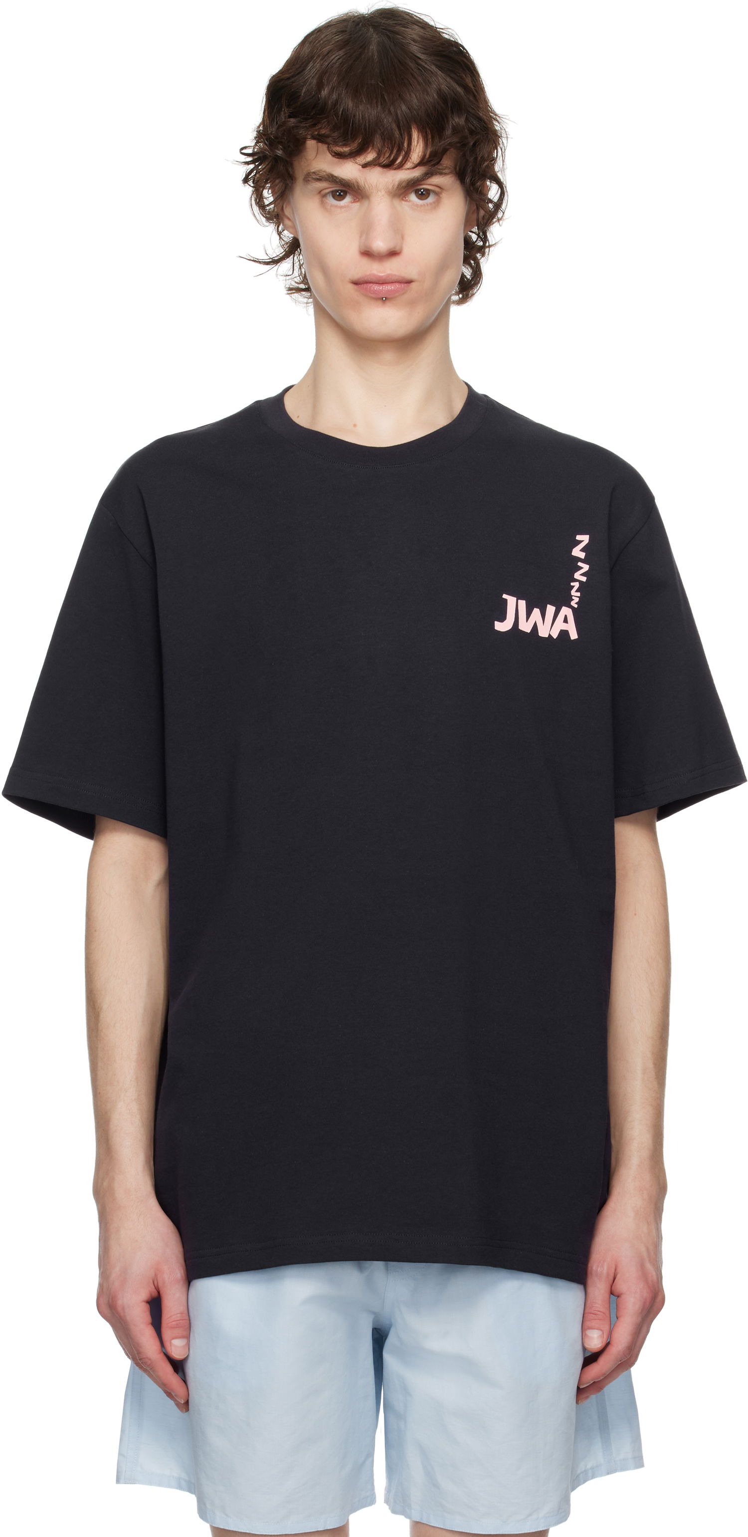 T-shirt JW Anderson JW Anderson 'JWA' T-Shirt Sort | JT0270-PG1510, 0