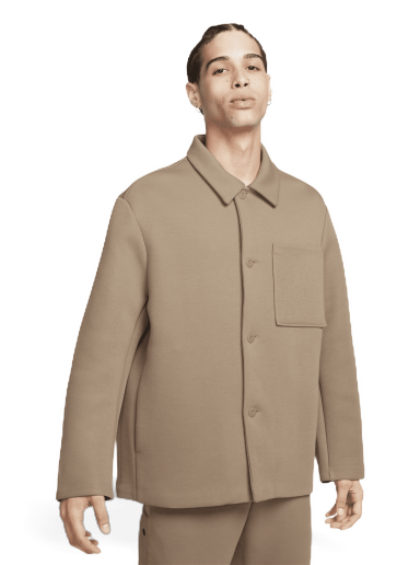 Skjorte Nike shacket Sportswear Tech Fleece Reimagined Beige | FB8167-247