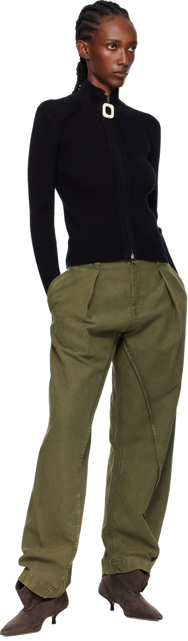 Bukser JW Anderson JW Anderson Twisted Seam Trousers Grøn | TR0417-PG1600, 3