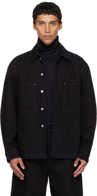 Skjorte LEMAIRE Lemaire Workwear Denim Overshirt Sort | OV1024 LD1064, 0