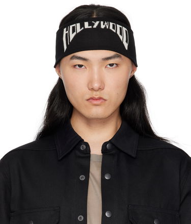 Tørklæde Rick Owens Rick Owens DRKSHDW 'Hollywood' Cotton Headband Sort | DA01E3480 KP7, 0