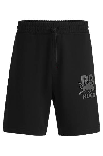 Shorts BOSS HUGO x Red Bull Cotton-Terry Shorts Sort | 50542809