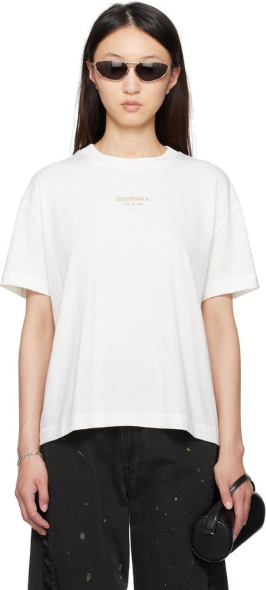 T-shirt Fear of God Fear of God ESSENTIALS Classic Fit T-Shirt Hvid | 125SP255864FW, 0
