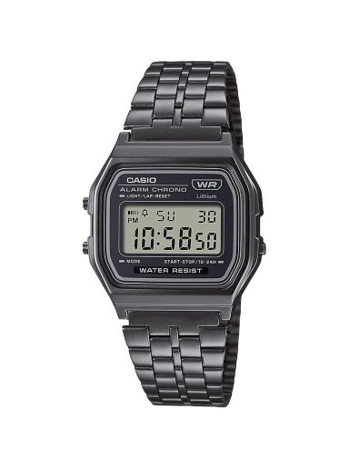 Ur CASIO Vintage A158WETB-1AEF Sort | A158WETB-1AEF