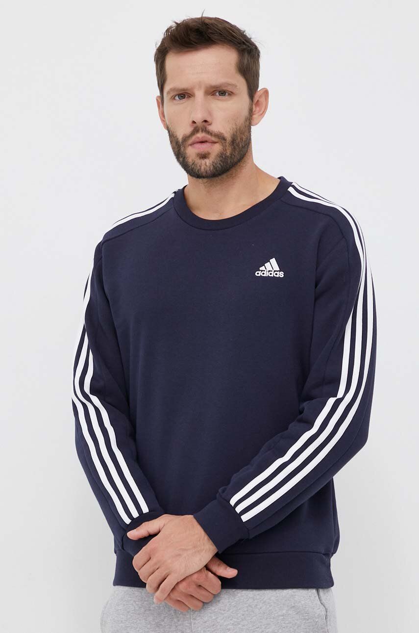 Sweatshirt adidas Originals Essentials 3-Stripes Sweatshirt Mørkeblå | IJ6469, 0
