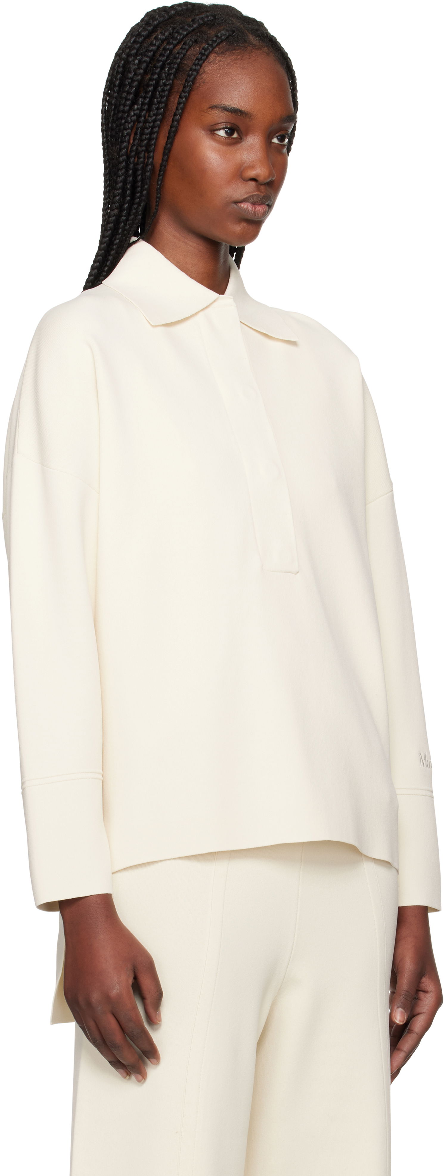 Sweater Max Mara Max Mara Vand Polo Shirt Hvid | 2511361068600, 1