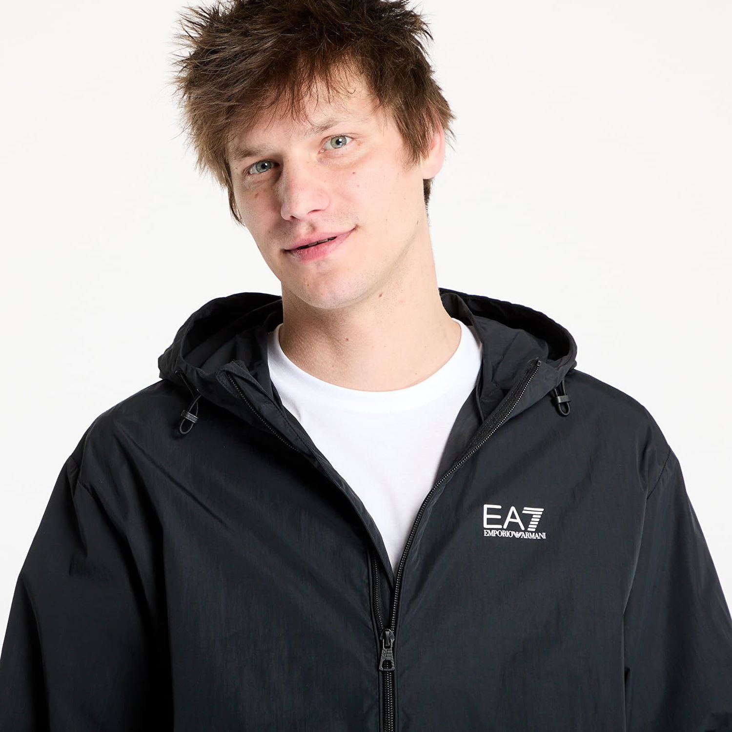 Vindjakke Emporio Armani EA7 Emporio Armani Train Core ID Hooded Jacket Sort | 7M000211AF13190UC001, 1