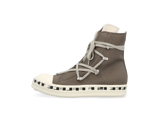 Sneakers og sko Rick Owens DRKSHDW Hexa High Dust "Milk Black" Beige | DU02C5805 DOEP8 34119