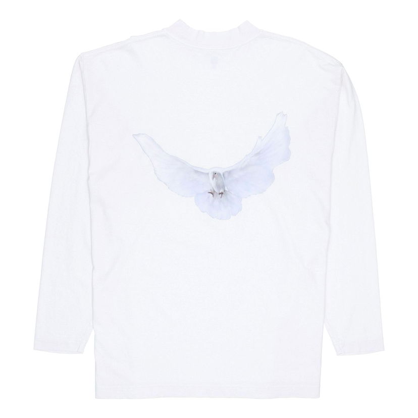 T-shirt GAP Dove Long Sleeves T-Shirt Yeezy Gap Engineered by Balenciaga Hvid | YEEZY-SS22-019