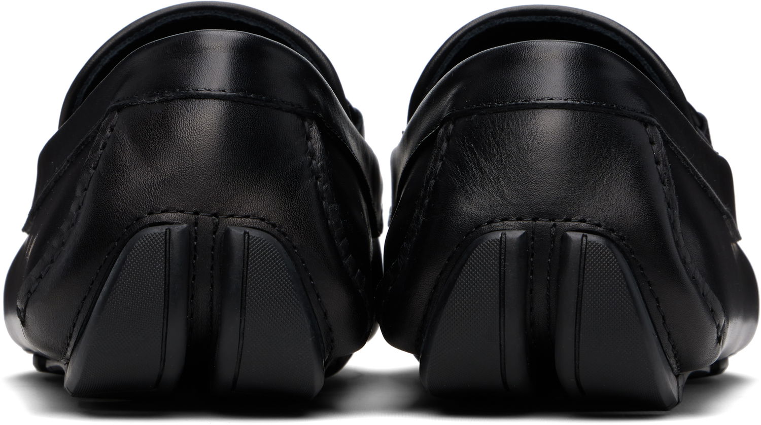 Sneakers og sko FERRAGAMO Salvatore Gancini Ornament Driver Loafers Sort | 779172, 1