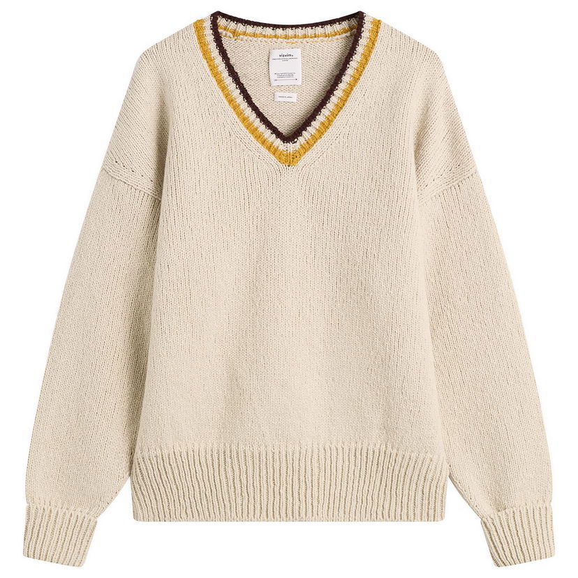 Sweater visvim College V-Neck Knit Flerfarvet | 0125205012006