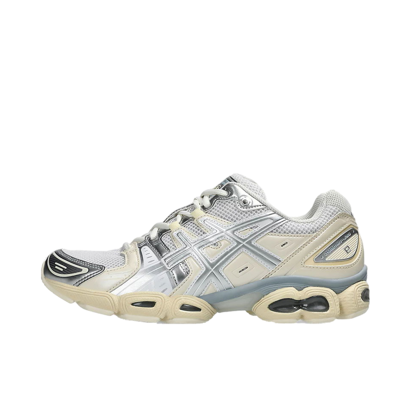 Løbe Asics Gel-Nimbus 9 White Pure Silver Beige | 1201A424-106