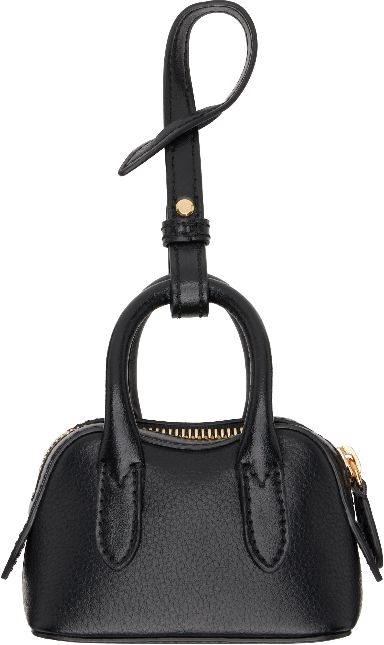 Nøgleringe Stella McCartney Stella McCartney Stella Ryder Charm Embossed Keychain Sort | 7V0134WP0533, 1
