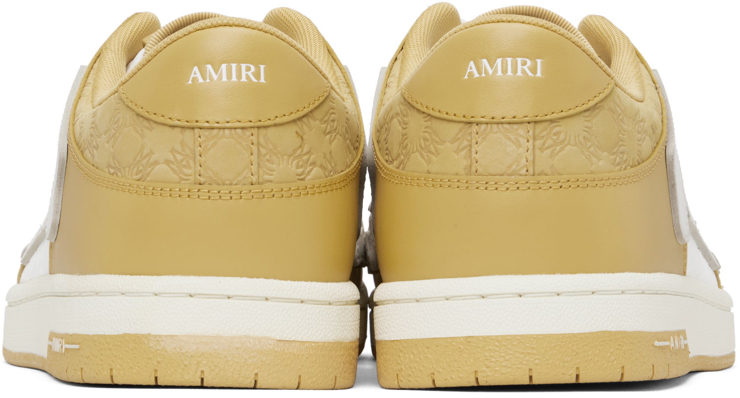 Sneakers og sko AMIRI Debossed MA Quad Skel Top Low Gul | AMFOSR1115, 1