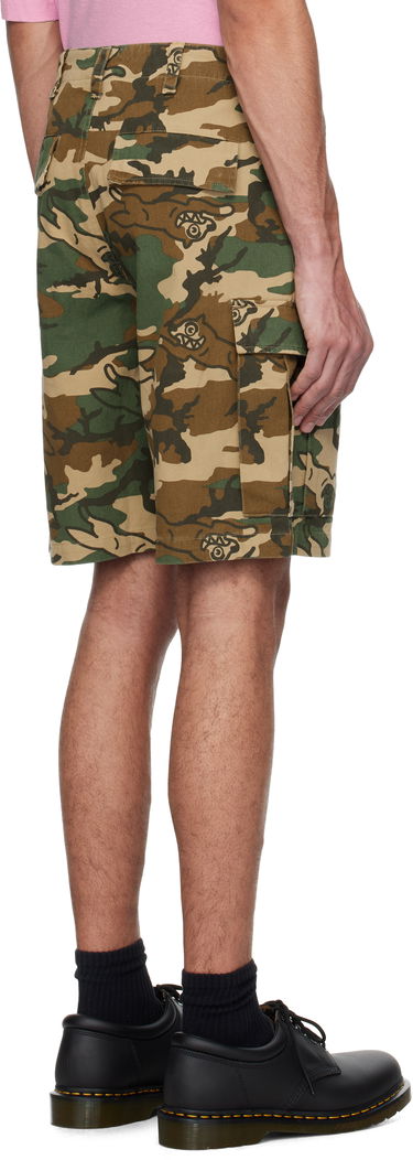 Shorts BBC IceCream ICECREAM Running Dog Woodland Camo Cargo Shorts Grøn | IC24S37, 2
