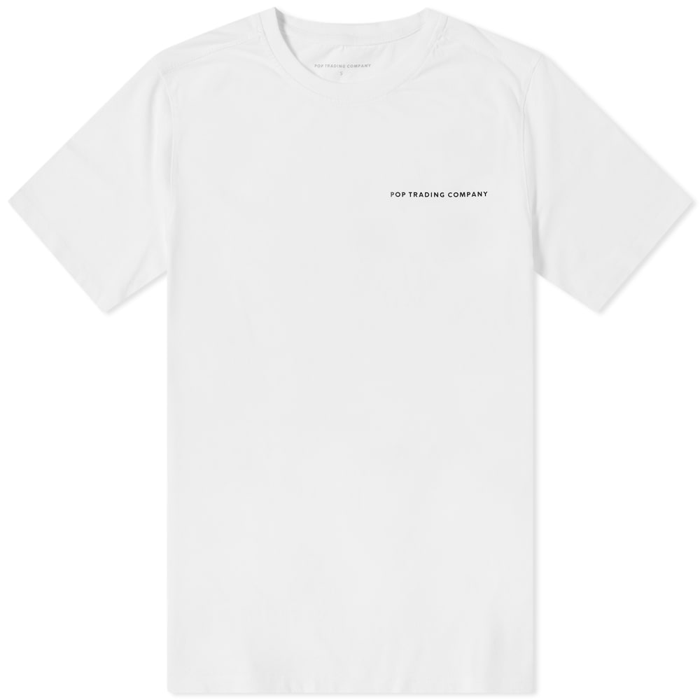 T-shirt Pop Trading Company x NOS Logo Tee Hvid | POP-NOS-001, 0