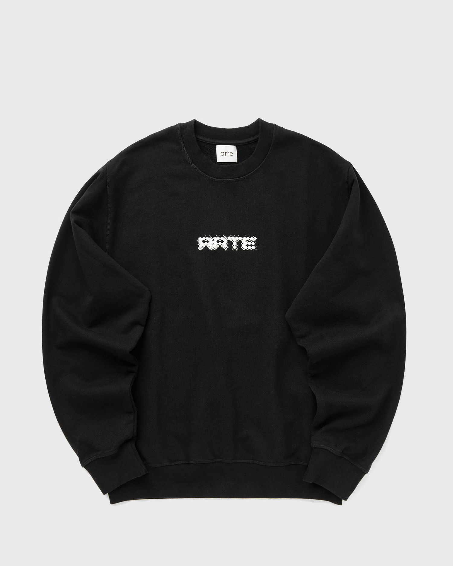 Sweatshirt Arte Antwerp Pixel Crewneck Sweatshirt Sort | AW25-196C-001, 0