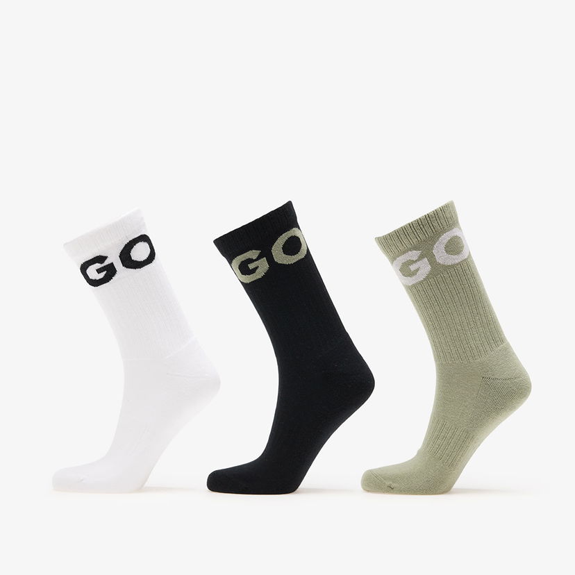 Sokker BOSS Hugo Boss Iconic CC Socks 3-Pack Flerfarvet | 50531517-391