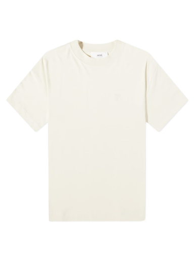 T-shirt AMI Tonal Heart Tee Hvid | UTS012-726-150