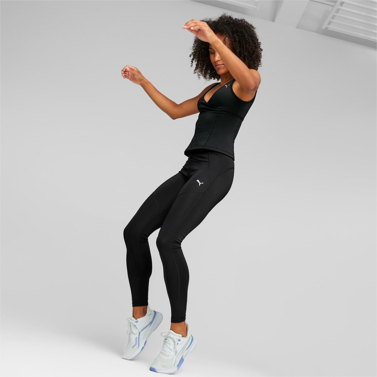 Leggings Puma x PAMELA REIF Ruching Contour Training Leggings Sort | 523067_01, 0