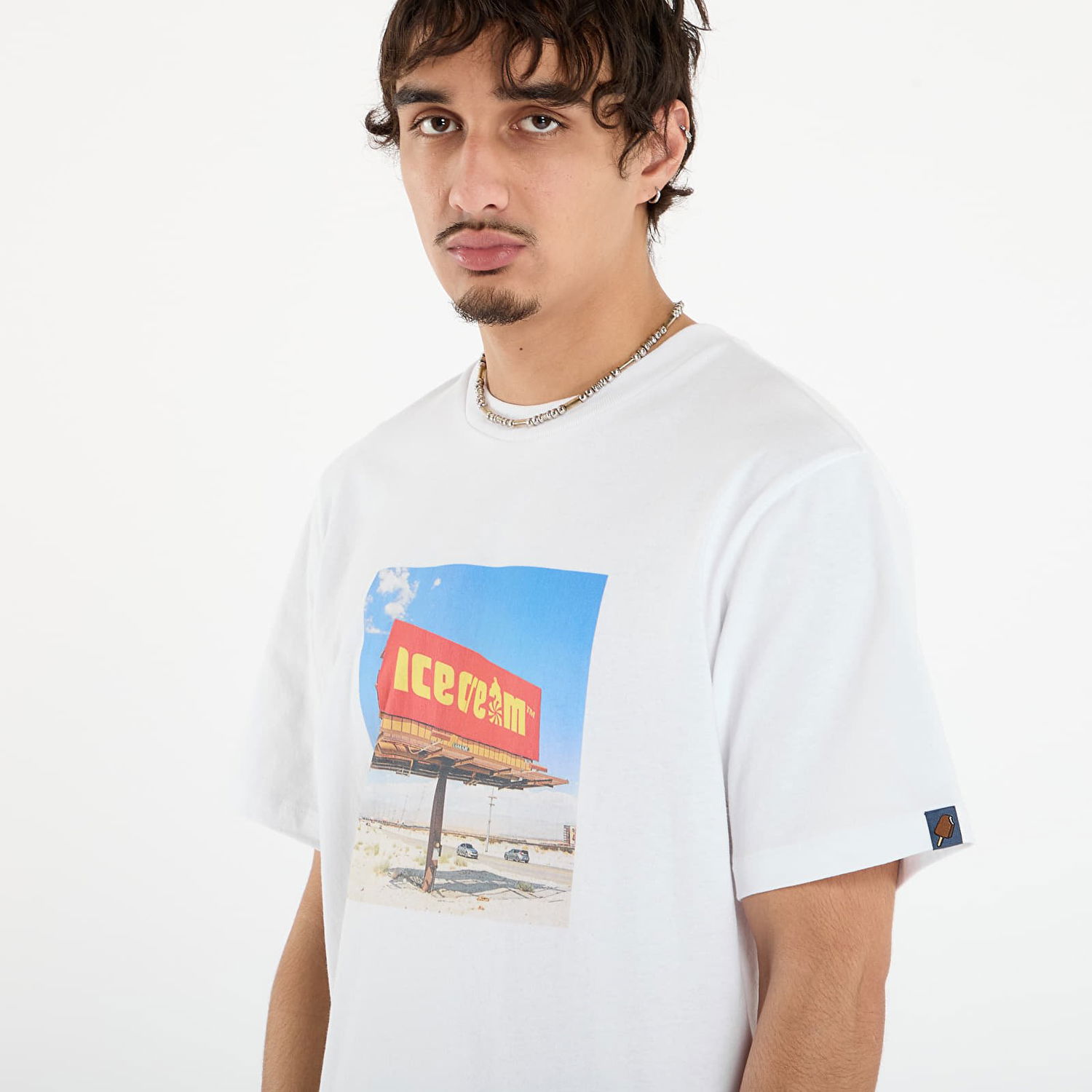T-shirt BILLIONAIRE BOYS CLUB Billionaire Boys Club Icecream Billboard T-Shirt Hvid | IC25442 White, 1