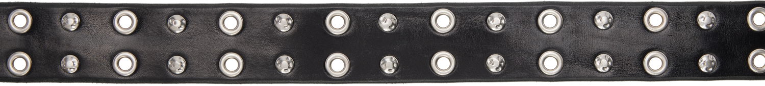 Bælter OUR LEGACY Our Legacy Studded Double Tongue Belt Sort | A2258DFL, 1