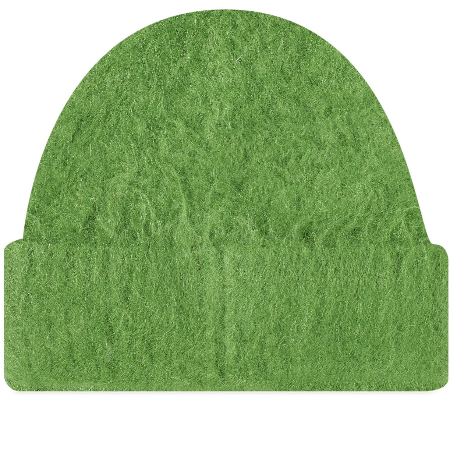 Beanie Acne Studios Kameo Solid Brushed Beanie Pear Green Grøn | C40305-CPI, 0