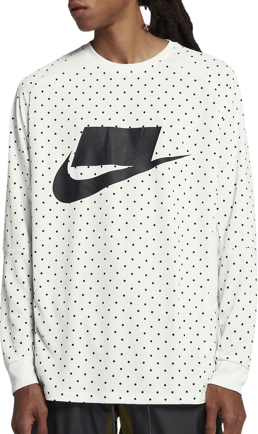 T-shirt Nike NSW Long Sleeve Knit Top Hvid | 930325-121, 0