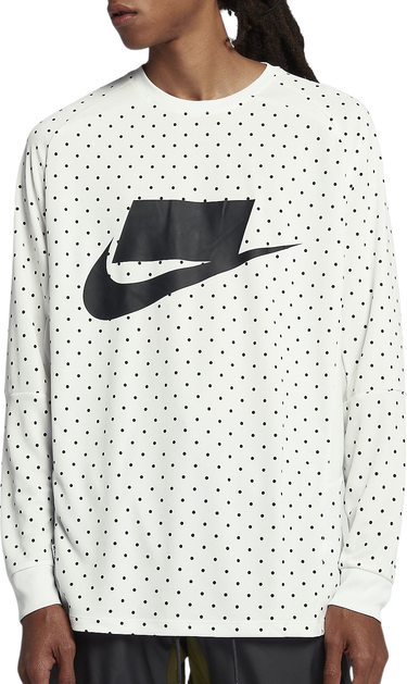 T-shirt Nike NSW Long Sleeve Knit Top Hvid | 930325-121, 0