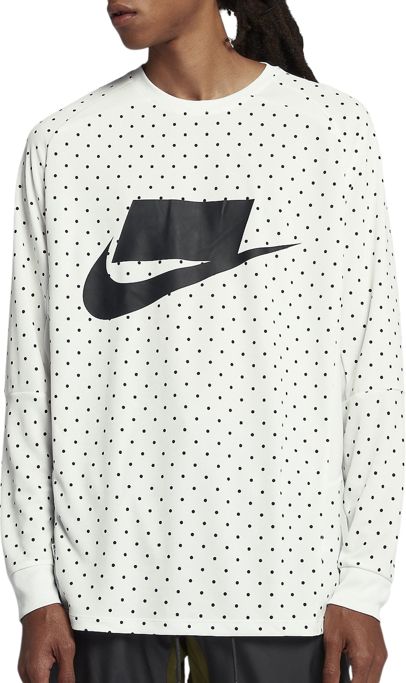 T-shirt Nike NSW Long Sleeve Knit Top Hvid | 930325-121