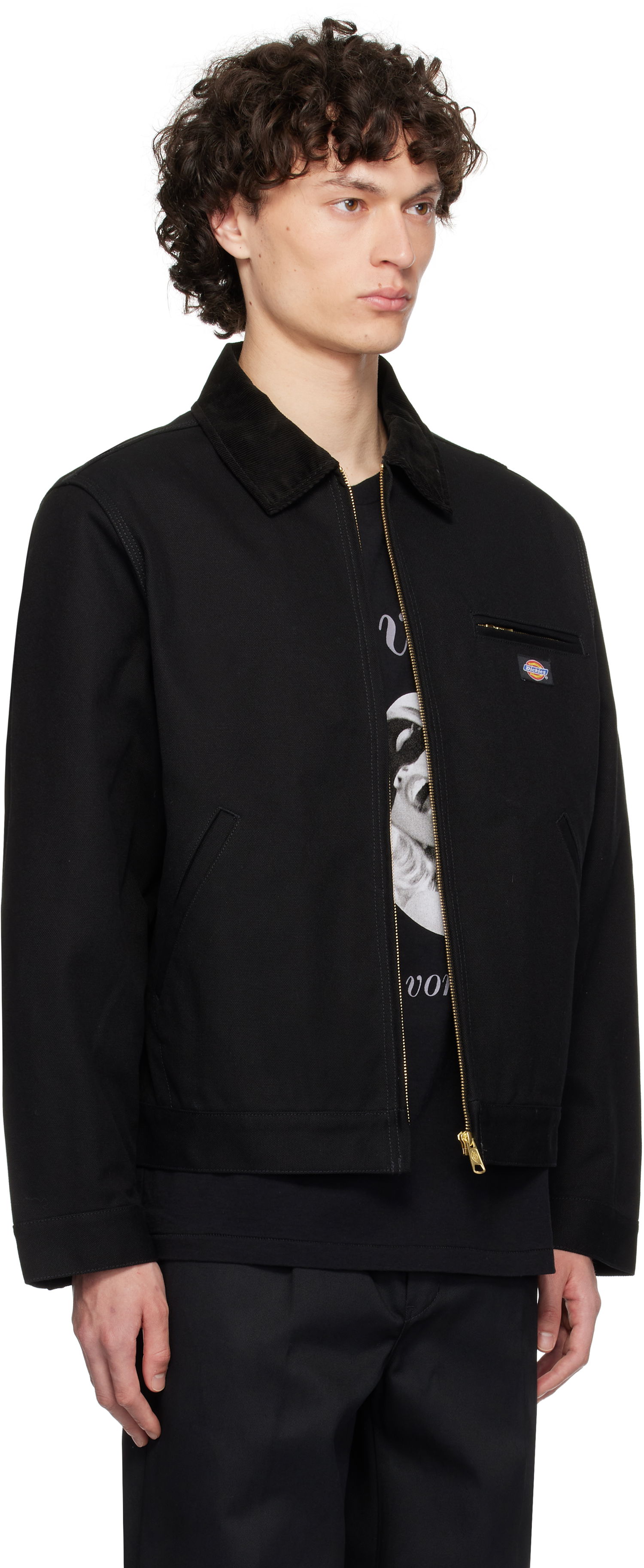 Jakke WACKO MARIA WACKO MARIA x Dickies Work Jacket Sort | 25SS-WMO-DC01, 1