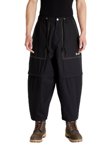 Bukser Pleasures Lecture Zip Off Pant Sort | P23SU026 BLACK