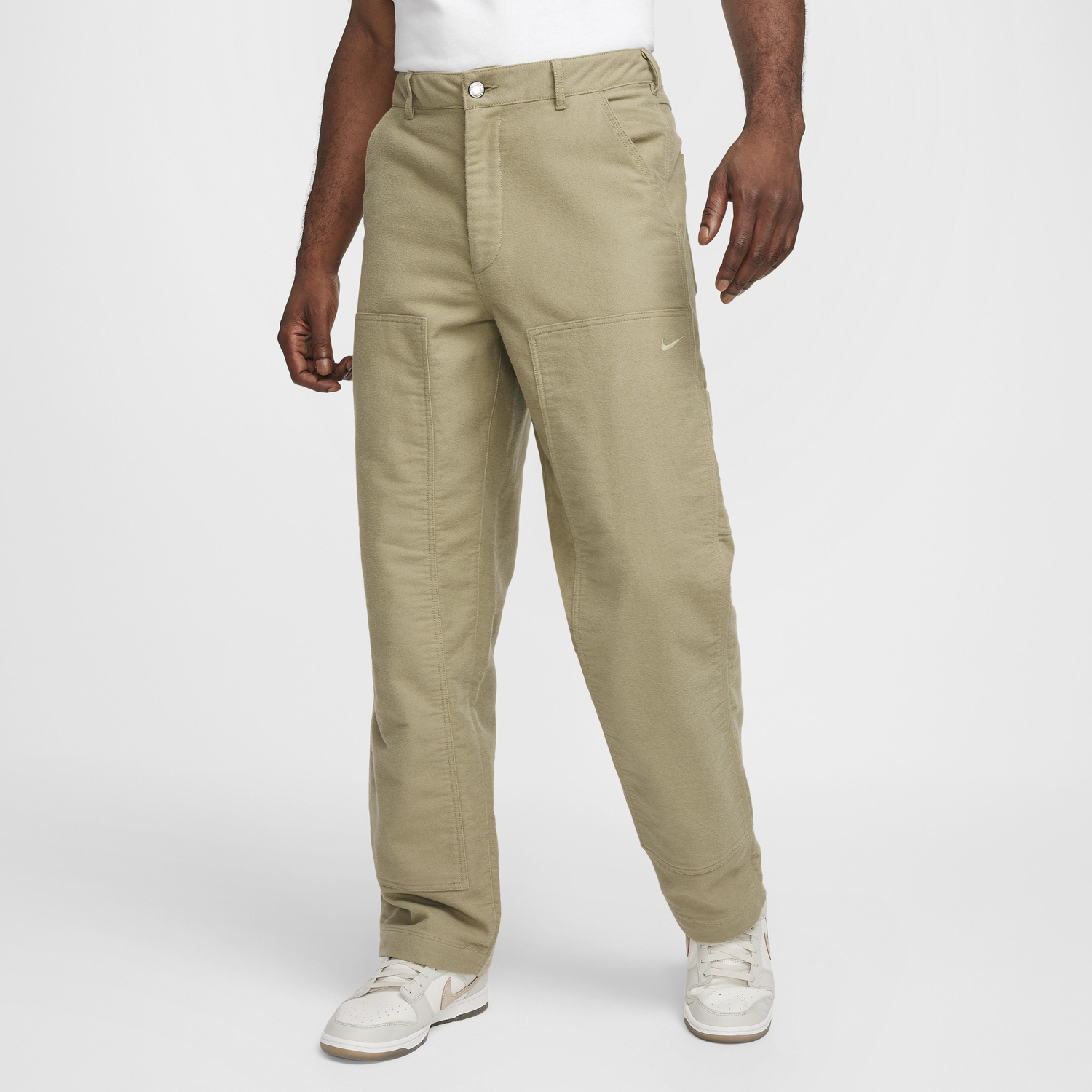 Cargo bukser Nike Life Chamois Double Layer Cargo Pants Brun | FZ0130-276, 0