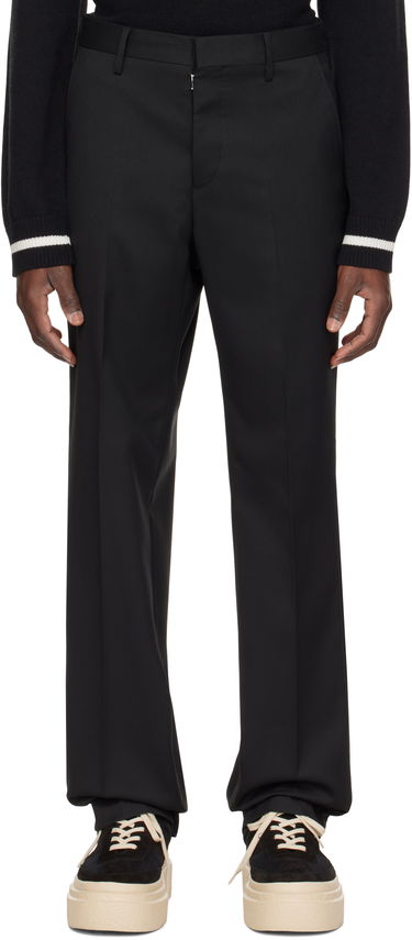 Bukser Maison Margiela MM6 Maison Margiela Creased Trousers Sort | SH0KA0035 M35227, 0