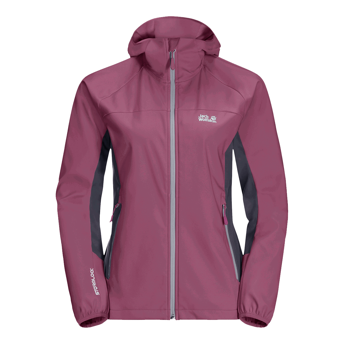 Jakke Jack Wolfskin EAGLE PEAK II Hooded Softshell Jacket Flerfarvet | 1306851-2094, 0