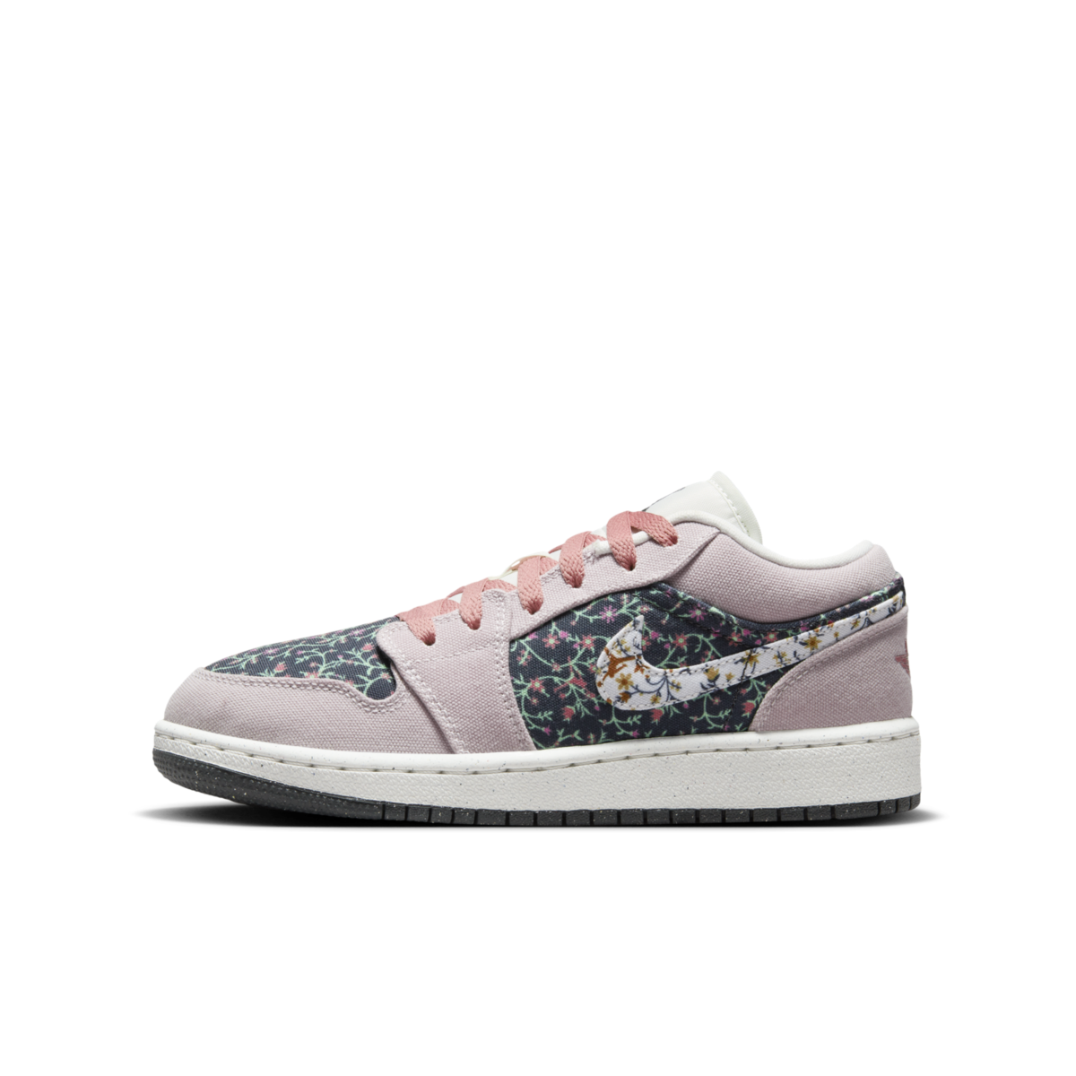 Sneakers og sko Jordan Air Jordan 1 Low SE "Canvas Floral" GS Lyserød | FJ3445-001, 0