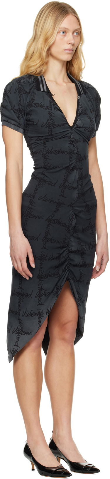 Kjole Vivienne Westwood Vivienne Westwood Pulling Midi Dress Grå | 1102000Z-J008T-, 1