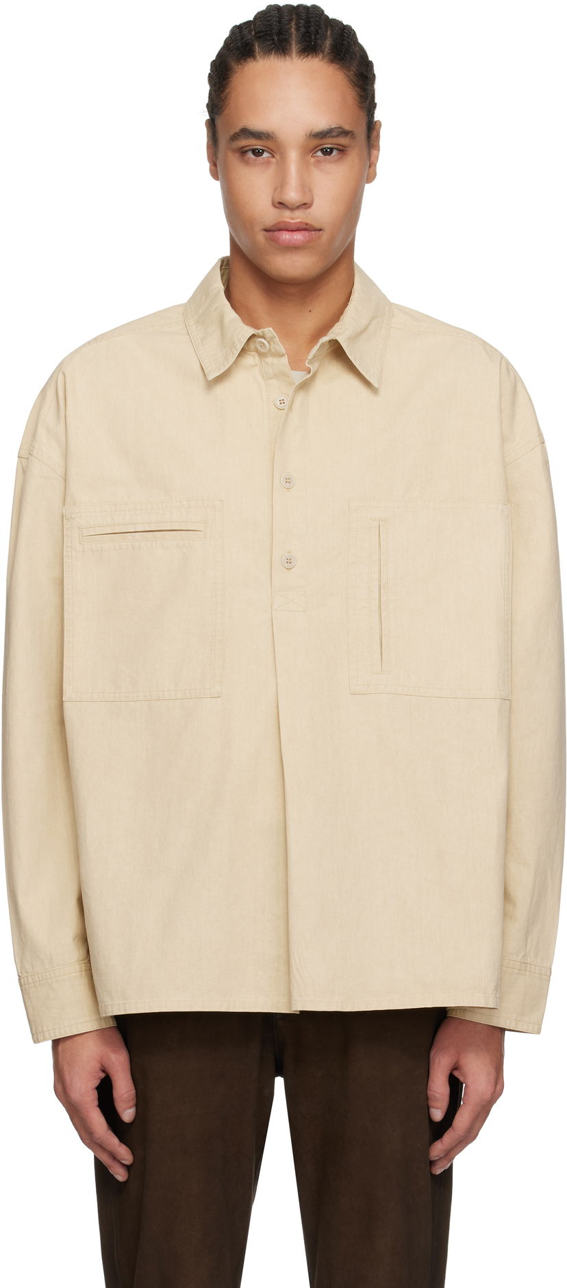 Skjorte ISABEL MARANT Isabel Marant Terryc Shirt Beige | CH0239HA-C2G01H