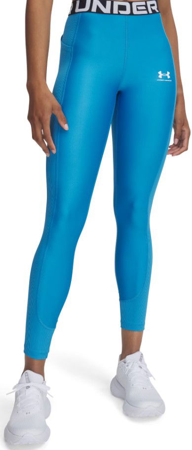 Leggings Under Armour Under Armour HeatGear Rib Leggings Blå | 1388693-452