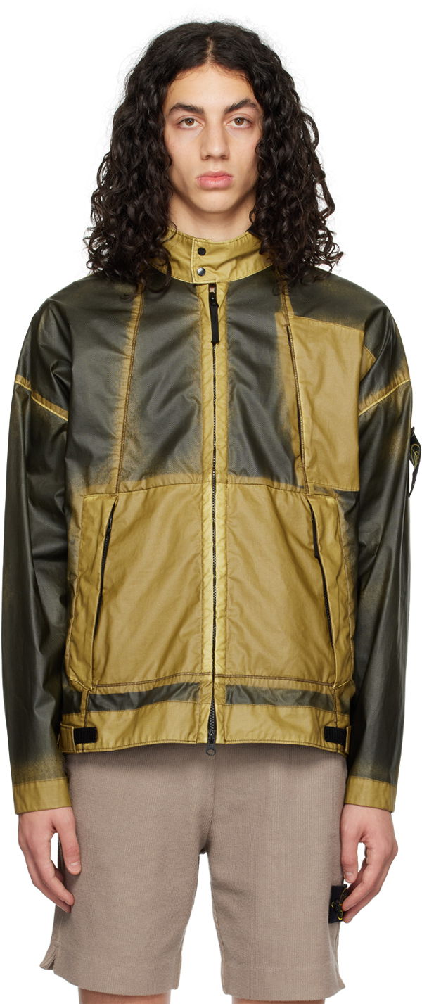 Jakke Stone Island Hand-Sprayed Grøn | 7815431T1, 0