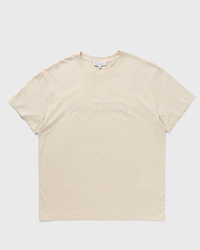 T-shirt JW Anderson LOGO EMBROIDERY TEE Beige | JT0211-PG0980-132