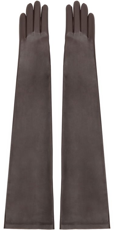 Handsker The Row Long Leather Gloves Brun | 7349-P52, 0