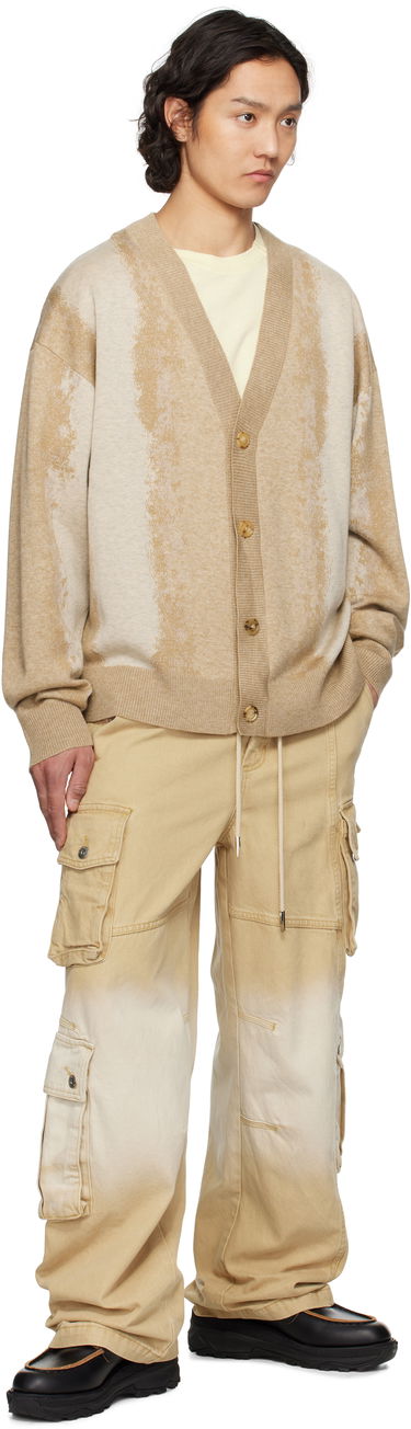 Cargo bukser Feng Chen Wang Feng Chen Wang Gradient Denim Cargo Pants Beige | FENG19TR22, 3