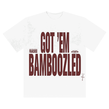 T-shirt Cactus Jack by Travis Scott Get Em Bamboozled Franchise Short-Sleeve T-Shirt Hvid | CJMF SS02 WHIT, 0