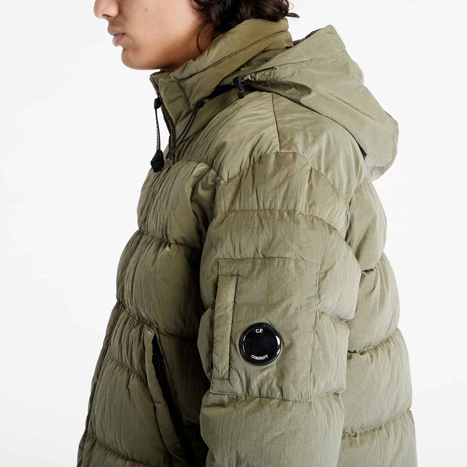 Jakke C.P. Company Eco-Chrome R Down Jacket Grøn | 15CMOW028A006369G-335, 1