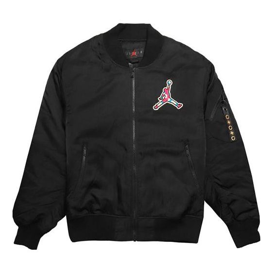 Bomberjakke Jordan Jordan Bomber Jacket Sort | CU1700-010