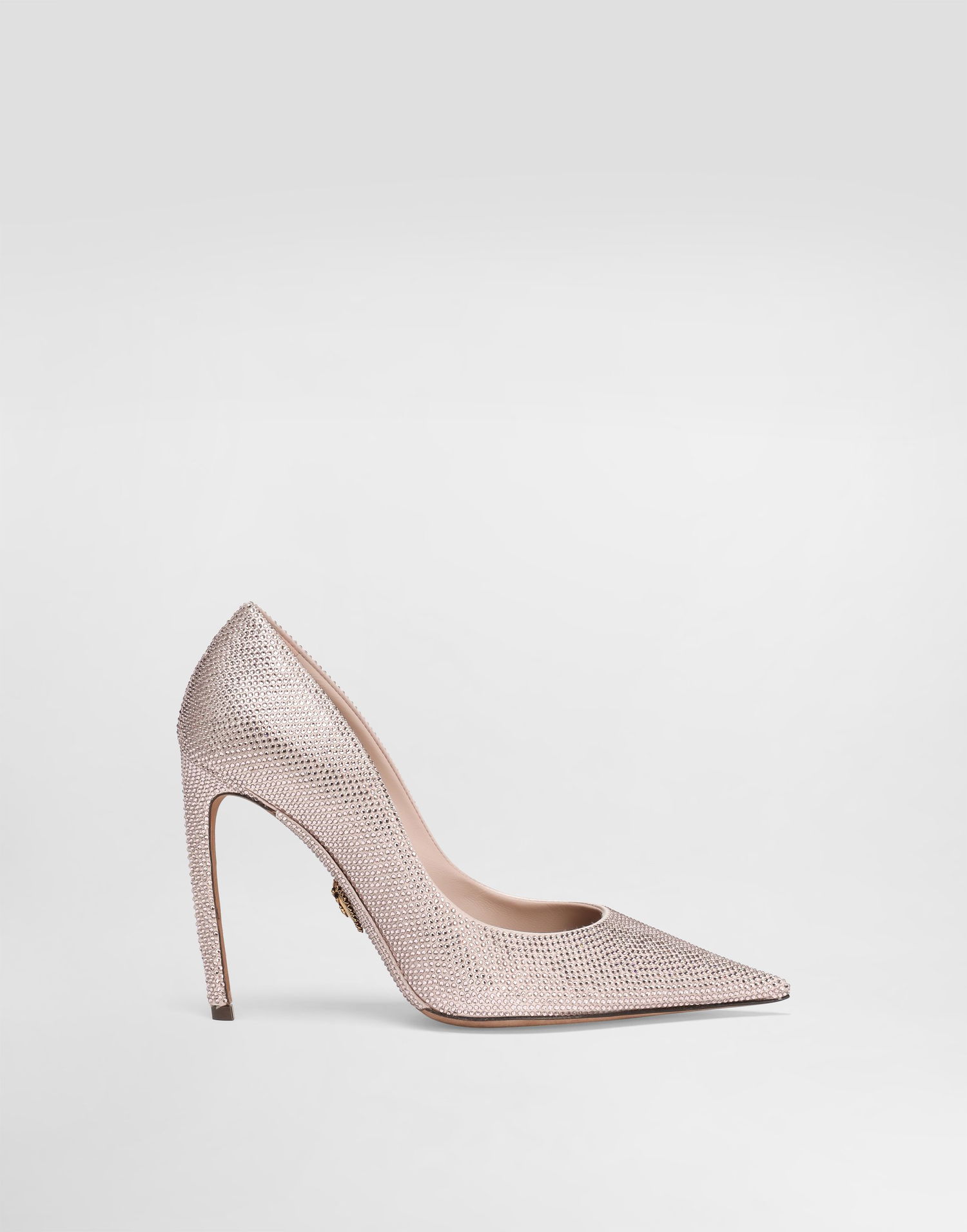 Tilbehør Dolce & Gabbana Dolce & Gabbana Devotion Satin Pumps with Rhinestones Lyserød | CD1970AJ5678J390, 0