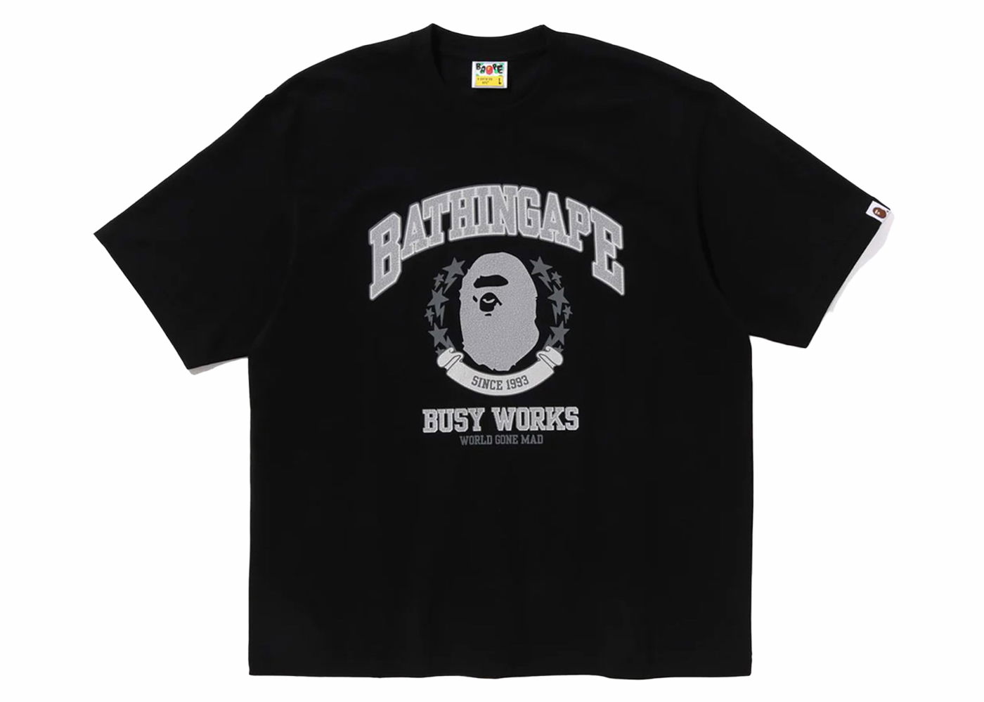 T-shirt BAPE BAPE Bathing Ape Relaxed Fit Tee Black Sort | 1K30-110-335, 0