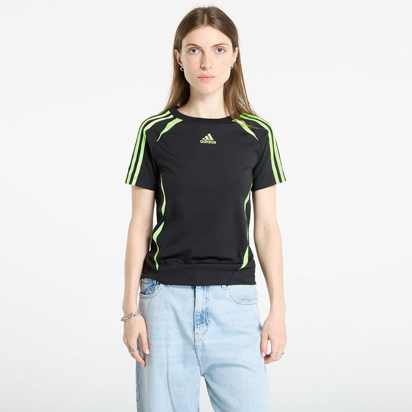 T-shirt adidas Originals Teamgeist Adicolor Slim Jersey T-Shirt Sort | JZ6709