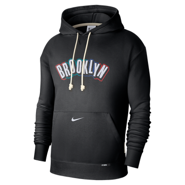 Sweatshirt Nike Dri-FIT NBA Courtside Brooklyn Nets City Edition Hoodie Sort | FZ0475-010, 1